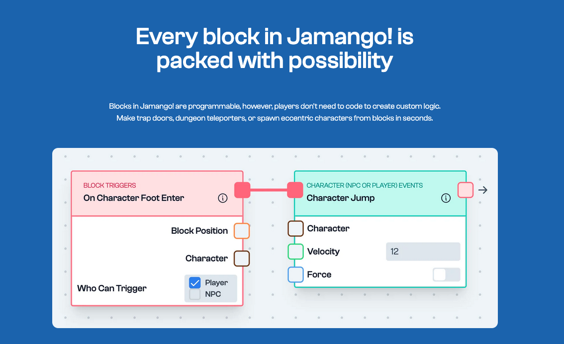 Jamango! Programming Section